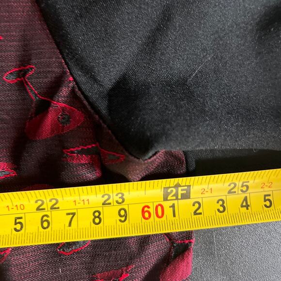 Vintage Nine Deep Clothing Cocktails Shiny Button Down *DImensions in Picture* - Picture 5 of 5